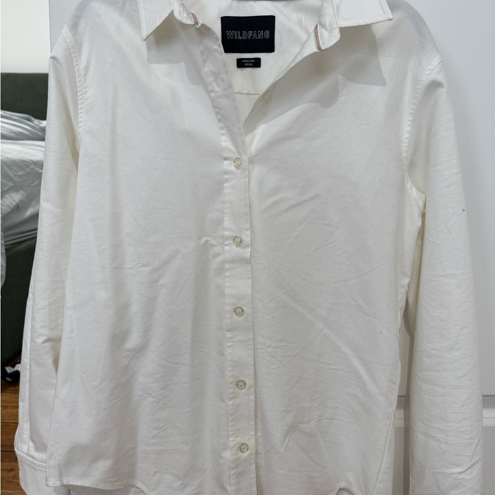 Wildfang Essential Long Sleeve Oxford Botton Up